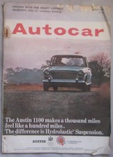 Autocar magazine 1/1/1965