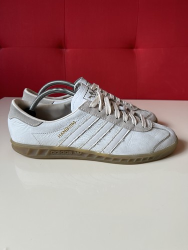 Adidas hamburg white gold - white, foil