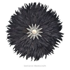 LESTARIE Juju Hat Wall Decor Feather Seashells Decoration Bohemian Wall Decor Boho