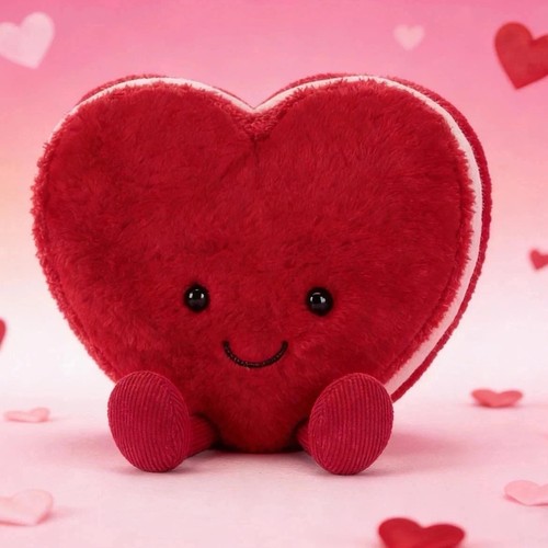 Jellycat arlette heart - jellycat, macaron