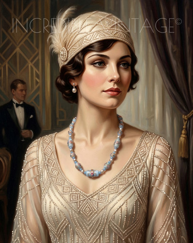 Vintage art deco venetian - art,