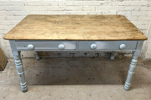 Antique victorian pine scrub - victorian,