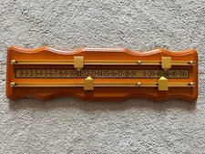 Billiards Scoreboard, Wooden Snooker Scoreboard Complete with Brass Scorer