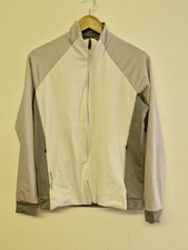 Men's Size M Galvin Green Grey & White 1/4 Zip Golf Top A/F