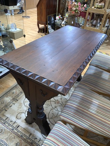 Antique arts crafts table - arts, n