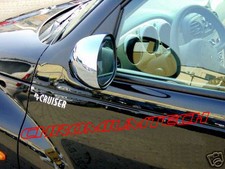 00-05 Chrysler PT Cruiser CHROME Door Mirror Cover for UK, Australia, RHD model 