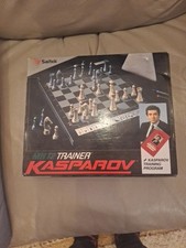 Saitek MK 12 TRAINER KASPAROV Vintage Electronic Chess Computer Missing Pieces