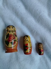 Set of 3 Vintage Russian