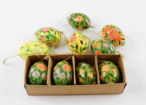 Papier mache hand painted - papier,