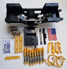 Tamiya Bullhead Yellow F Parts, Motors, Flag, Deck, Dampers, Clodbuster Chassis