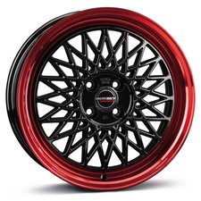 Borbet Wheels B 7.0x17 ET38 4x100 SWRRED for Mini Cabrio Clubman Cooper S Coupe