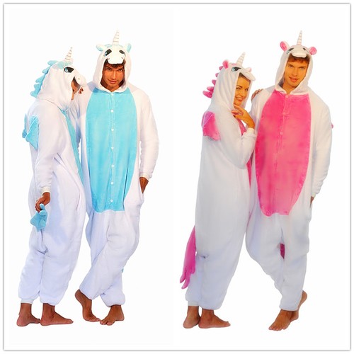 Blue pink unicorn onesiee - blue,