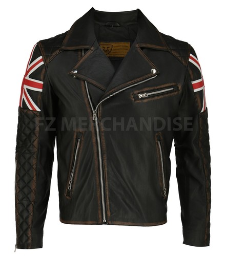 Mens biker vintage distressed - biker,