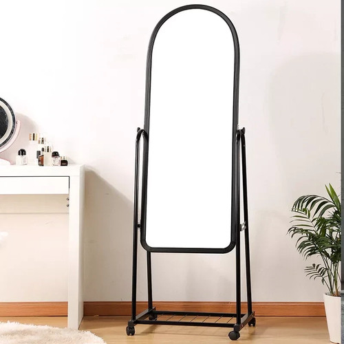 Arched full length mirror with - length,
