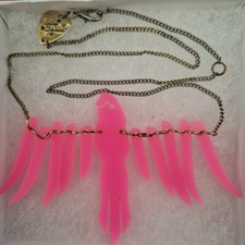 Tatty Devine Small Neon Pink