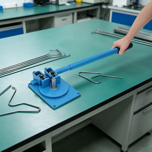 Manual rebar bender metal rod - metal,
