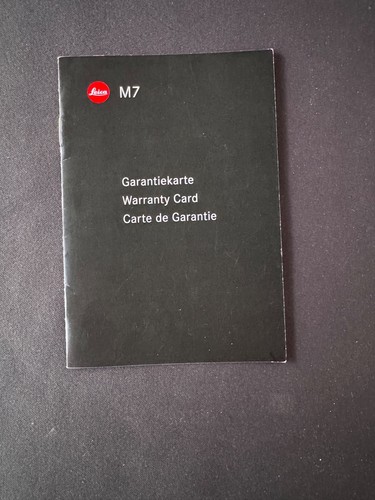 A1303 leica warranty card - #a1303-leica,