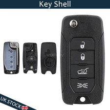 4 Button Flip Remote Car Key