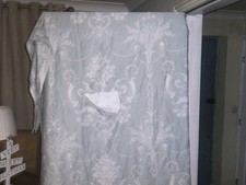 laura ashley josette duck egg king duvet cover- torn