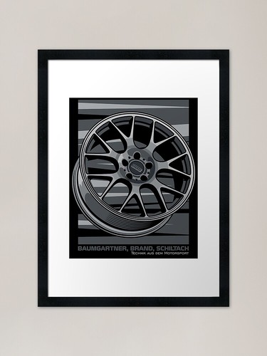 Car wheel rim bbs framed - car, wheel/rim