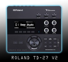 🤖🥁 Roland VDRUMS TD-27 version  2.21 module full set & CUSTOM KITS E*D*S 🤖🥁