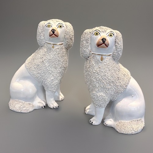 Pair antique staffordshire - pair,