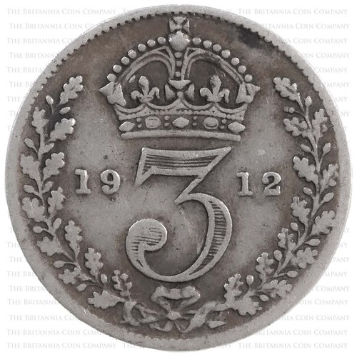 1912 king george silver - 1912,