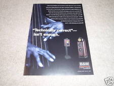 B&W Nautilus Speaker Ad from
