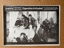 OASIS CIGARETTES & ALCOHOL MEMORABILIA Original music press advert from 1994 - p