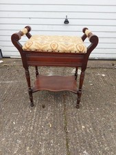 Vintage Piano Stool With