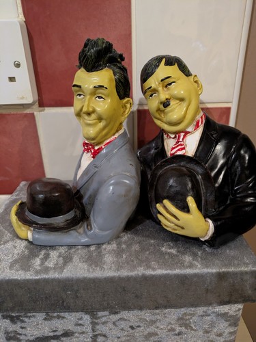 Laurel and hardy vintage - and, resin