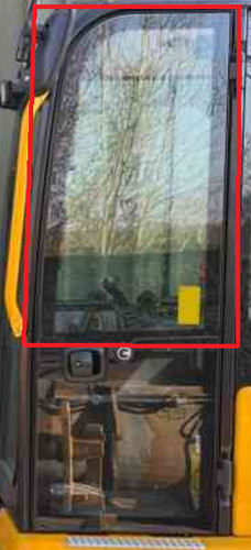 Upper cab door - door, window