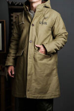 Simons US Navy N-2 Winter PARKA Coats Retro N-1 Deck Military Jacket Heavyweight 
