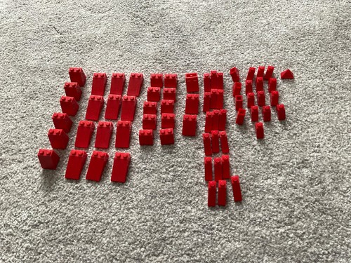 Lego red roof tiles - lego,
