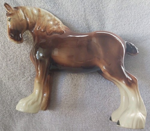 Vintage glazed ceramic shire - vintage,