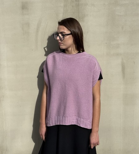 Oska virgin wool sleeveless - virgin,
