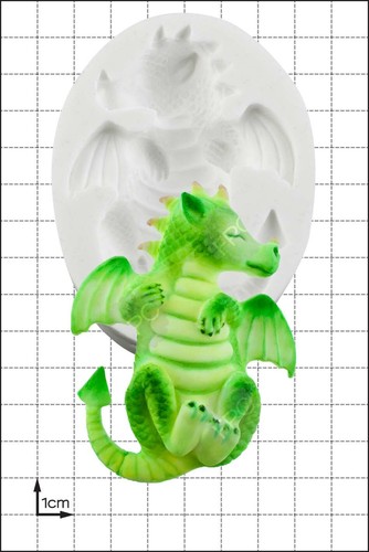 Silicone mould baby - mould, dragon