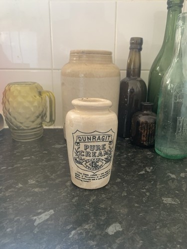 Dunragit cream pot found - dunragit,
