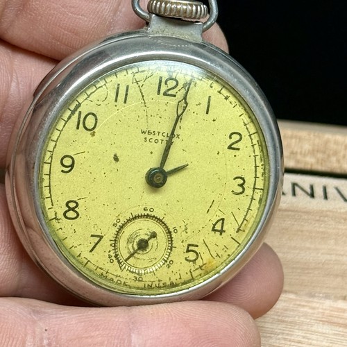 Vintage westclox scotty pocket - scotty,