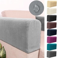 Stretch Sofa Couch Chair Arm Covers Settee Recliner Armrest Slipcovers Moden UK