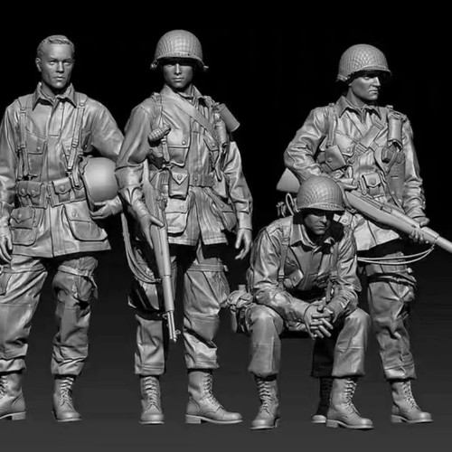 Scale resin figure model - scale,