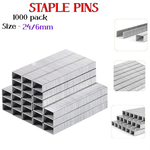 1000x 6mm heavy duty staples - 1000x,