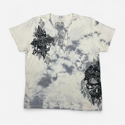 Affliction tie dye lace - lace, up
