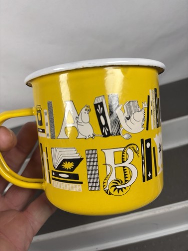 Moomin enamel cup mug - enamel, moomins