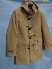 HUNT Men's Brown Wool Hooded