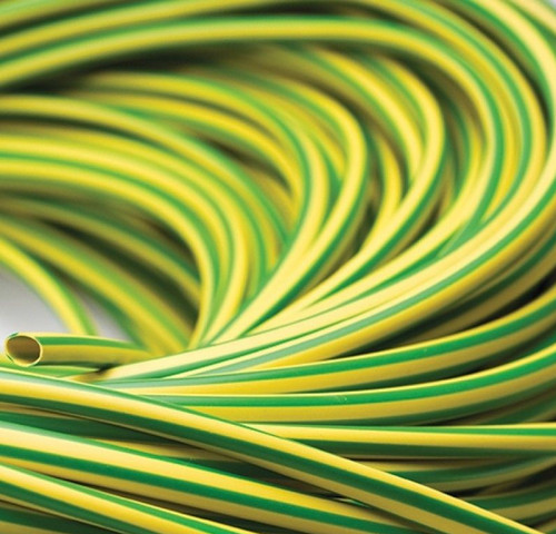 Pvc earth sleeving 4mm - earth,