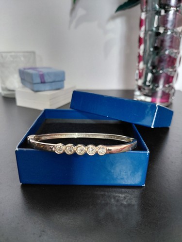 Silver plated hinge - hinge, bangle