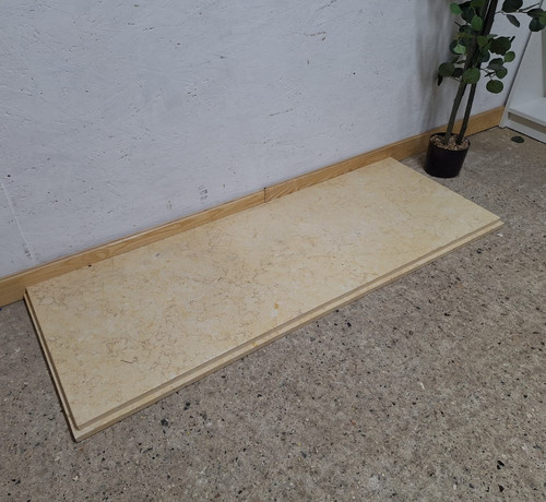 Cream brown marble effect - &, brown/marble