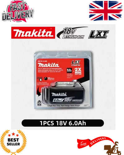 Genuine makita 18v 0ah - genuine, 6.0ah