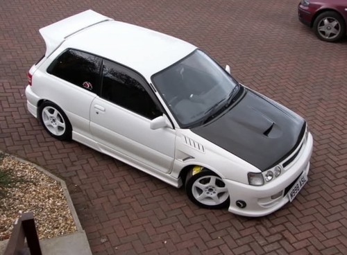Toyota starlet ep82 rear - ep82, gt